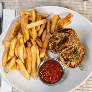 caribbean jerk chicken wrap