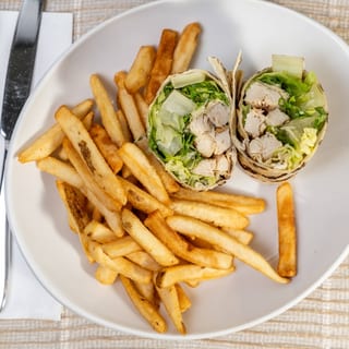 chicken caesar wrap