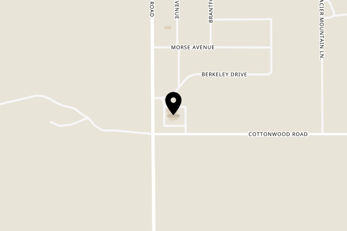 Map showing the location of The Jump Restaurant & Bar on 75770 Gallatin Rd in Bozeman